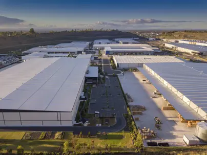 an industrial warehouse