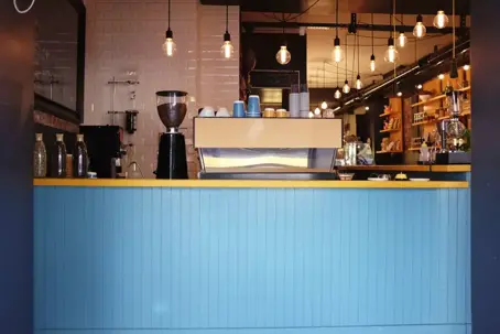 coffee shop lighting